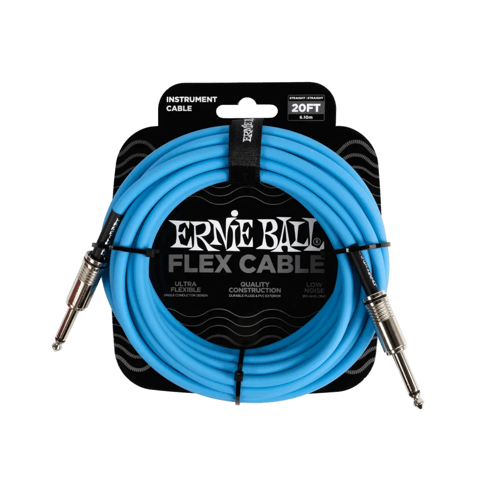 Flex Instrument Cable Straight/Straight 20 Feet - Heavy Metal FX