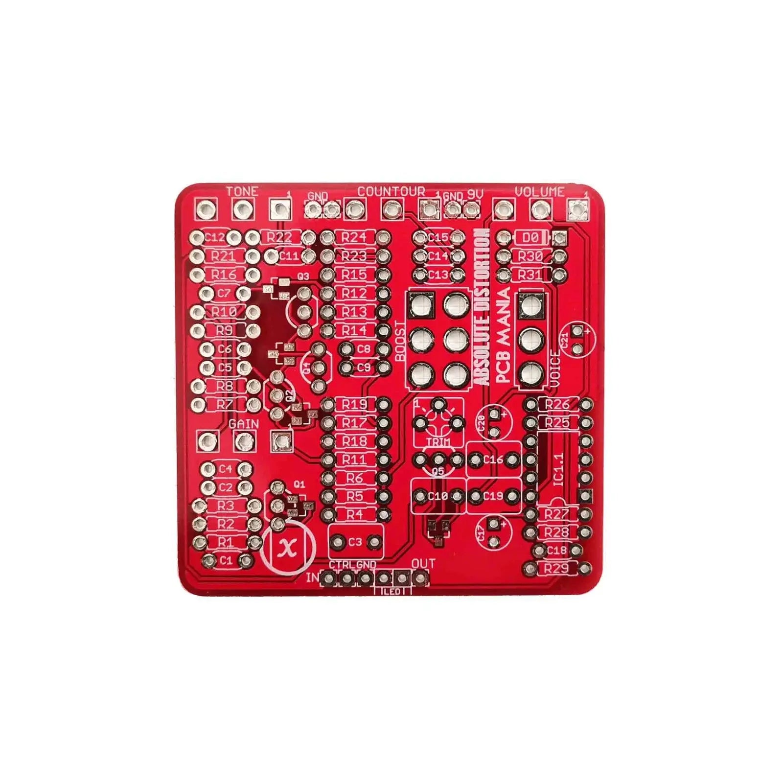 Absolute Distortion PCB Guitar Mania