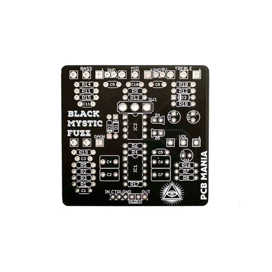 Black Mystic Fuzz PCB Guitar Mania