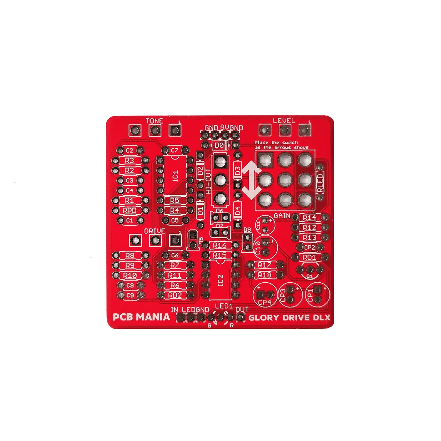 Glory Drive DLX PCB Guitar Mania