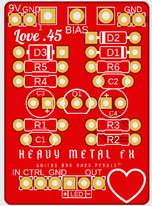 Love.45 - Boost PCB Guitar Mania