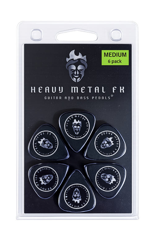 Heavy Metal FX Guitar Picks - Medium (6pk)