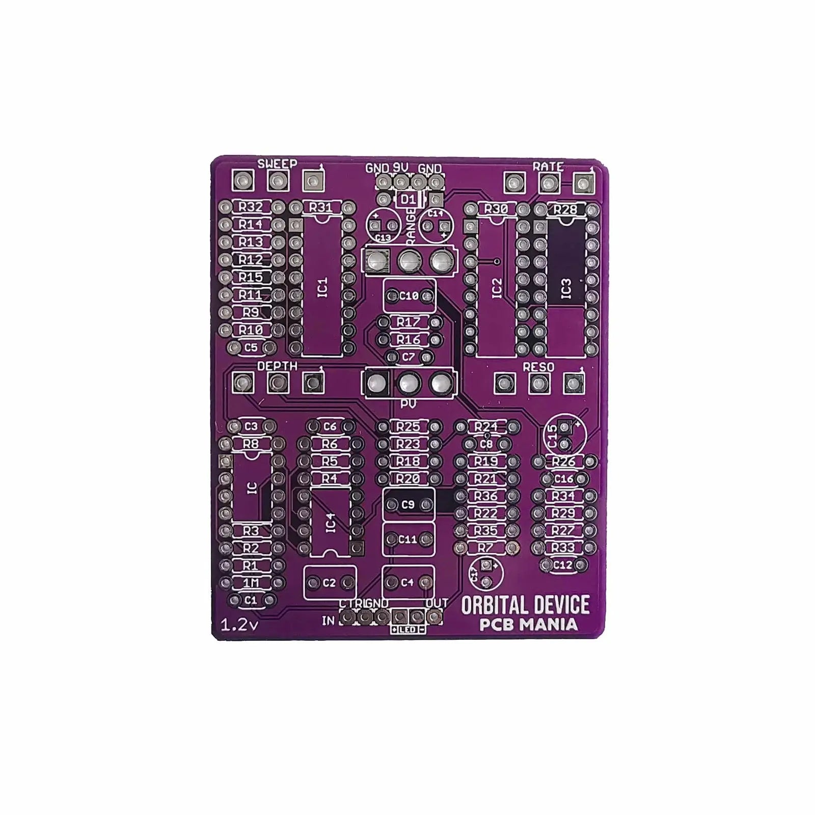 Orbital Device PCB Guitar Mania
