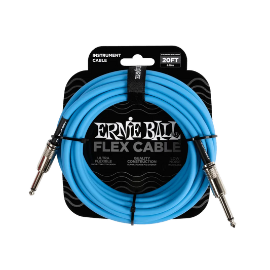 Flex Instrument Cable Straight/Straight 20 Feet - Heavy Metal FX