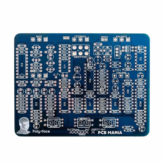 Poly-Face PCB Guitar Mania