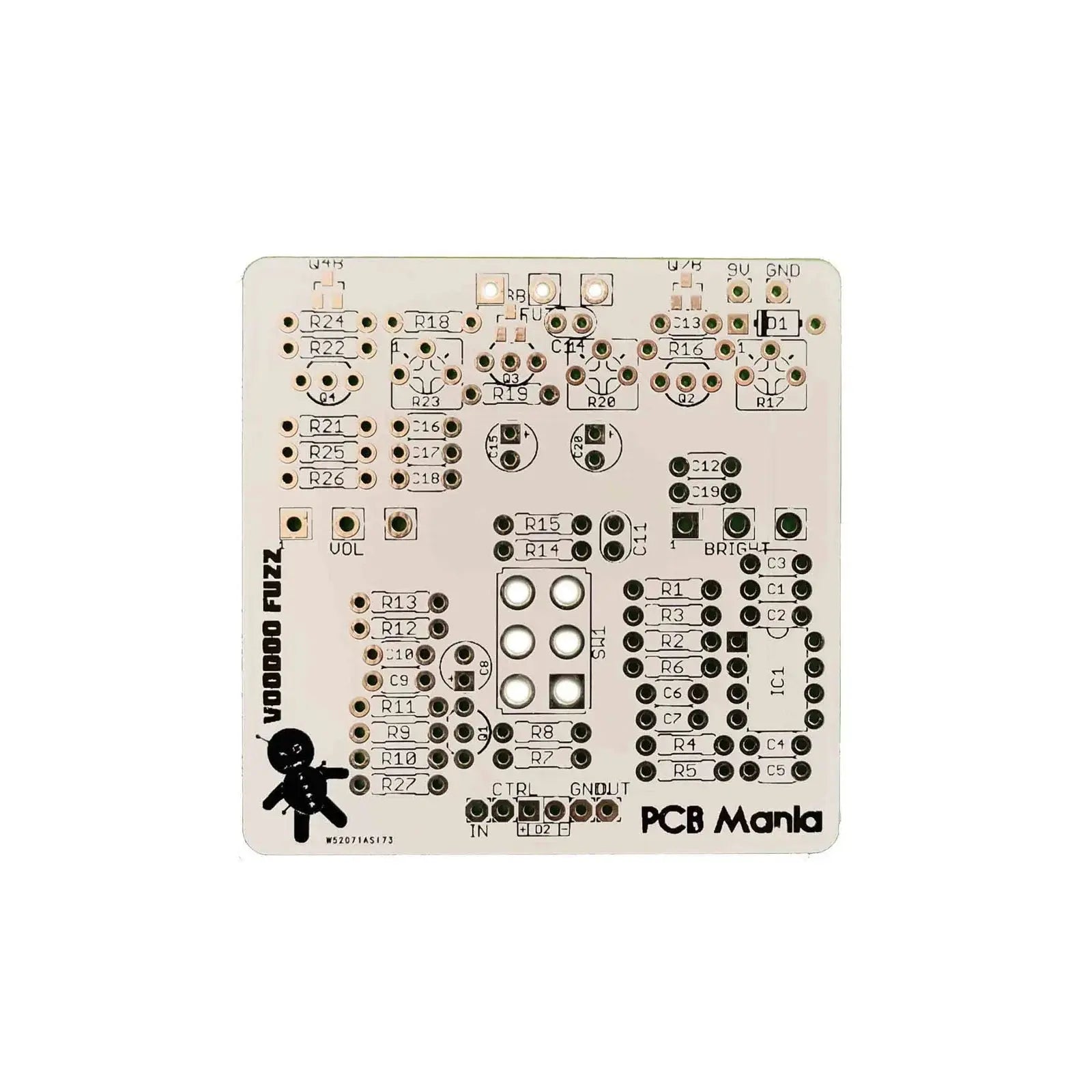 Voodoo Fuzz PCB Guitar Mania